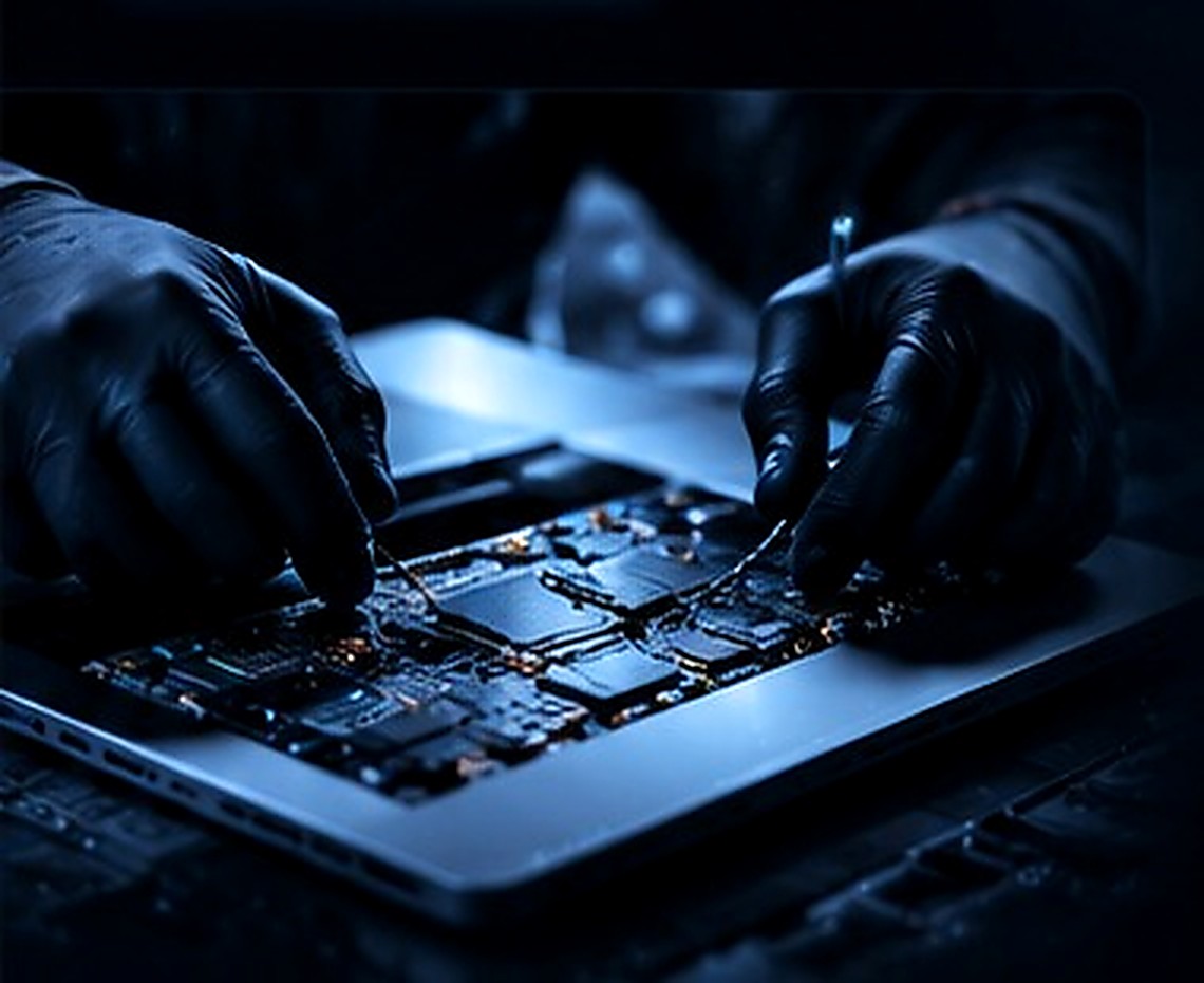 Professionelle Reparatur von Computertechnik